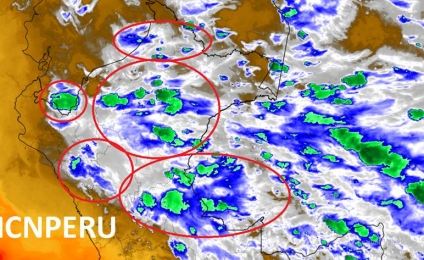 #ADVERTENCIA de lluvias intensas y en desarrollo 19MAYO2018 5.20PM