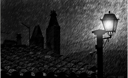 Lluvia Zona costera de La Libertad. Probabilidad actual 6pm: 65%