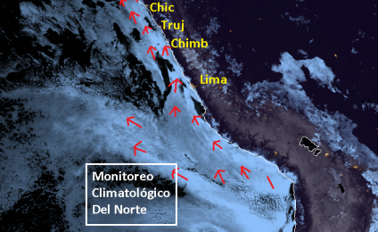 Condiciones de Niebla para toda la madrugada en TODO el borde costero 